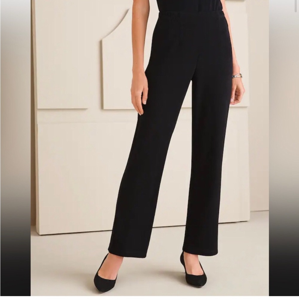 Chico’s Travelers Classic No Tummy Pants Black
